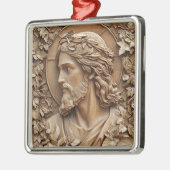 Jesus Carving Ornament Aus Metall (Links)