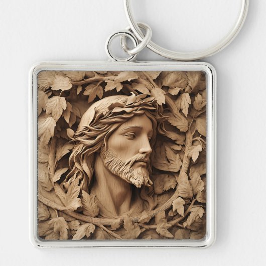 Jesus Carving Schlüsselanhänger (Vorne)