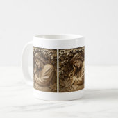 Jesus Carving Tasse (Vorderseite Links)