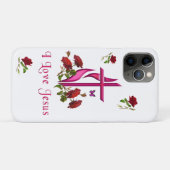 Jesus Case-Mate iPhone Hülle (Rückseite (Horizontal))