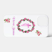 Jesus Case-Mate iPhone Hülle (Rückseite (Horizontal))