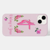 Jesus Case-Mate iPhone Hülle (Rückseite (Horizontal))
