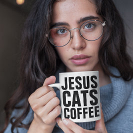 JESUS CATS KAFFEE CHRISTLICH KAFFEE Mugs Kaffeetasse
