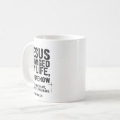Jesus Changed My Life Ask Me How Christian Bible V Kaffeetasse (Vorderseite Links)