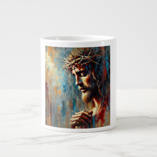 Jesus Chris Jumbo-Tasse (Vorderseite)