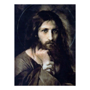 Jesus Christ 1888 Georg Karl Franz Cornicelius Poster