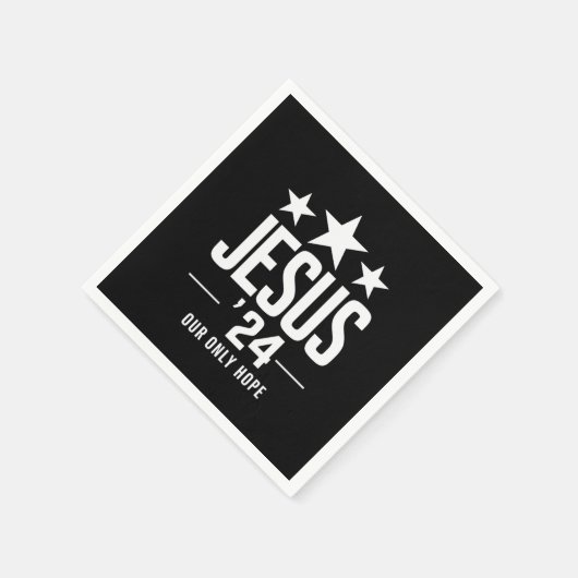 Jesus Christ 2024 Präsident USA Wahlen Politische Serviette (Ecke)