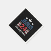 Jesus Christ 2024 Präsident USA Wahlen Politische Serviette (Ecke)