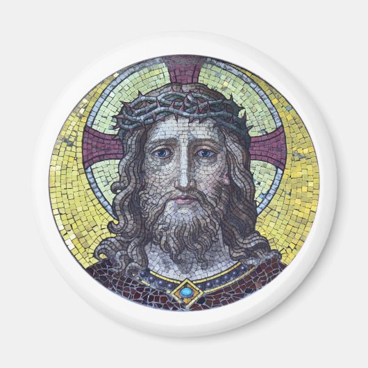 Jesus Christ - Antikes Portrait (Magnet) Magnet (Vorne)