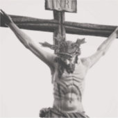 JESUS CHRIST AUFKLEBER (Vorderseite)