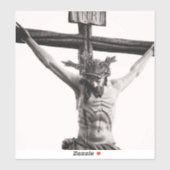 JESUS CHRIST AUFKLEBER (Blatt)