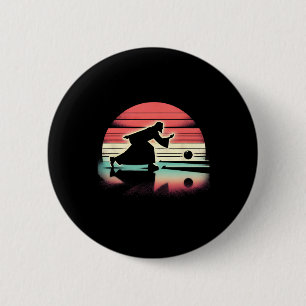 Jesus Christ Bowler - Christliches religiöses Feue Button