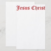 JESUS CHRIST BRIEFPAPIER (Vorne/Hinten)