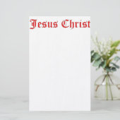 JESUS CHRIST BRIEFPAPIER (Stehend Vorderseite)