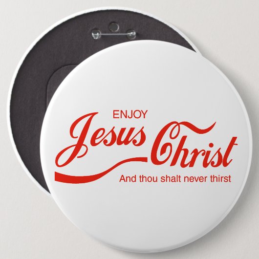 Jesus Christ Button (Vorne & Hinten)