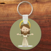 Jesus Christ Button Schlüsselanhänger (Vorderseite)