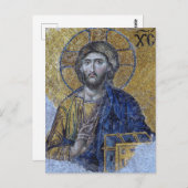 Jesus Christ Byzantinisch-orthodoxe Christliches S Postkarte (Vorne/Hinten)