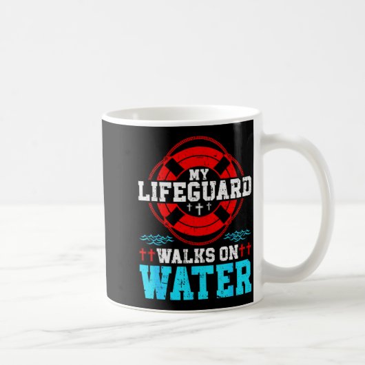 Jesus Christ Christian My Walks On Water Kaffeetasse (Rechts)