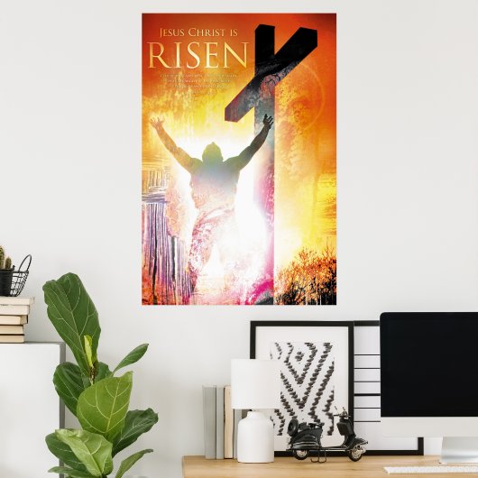 JESUS CHRIST Christliche, religiöse, Bibelkunst Poster (Heimbüro)