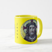 Jesus Christ, Church - Tee/Kaffee Tasse (VorderseiteRechts)