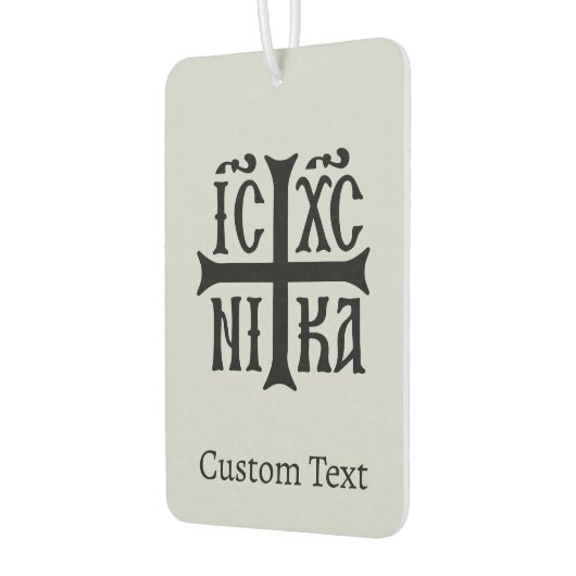 Jesus Christ Conquers Emblem Autolufterfrischer (Links)