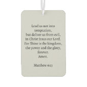 Jesus Christ Conquers Emblem Autolufterfrischer (Rückseite)