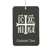 Jesus Christ Conquers Emblem Autolufterfrischer (Vorderseite)