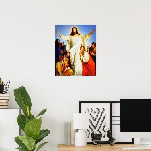 Jesus Christ Consoler Poster (Heimbüro)