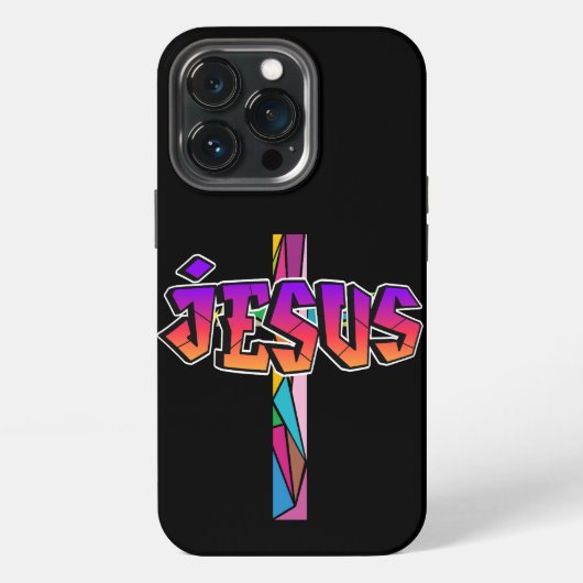 Jesus Christ Cross iPhone 13 Pro Tough Case iPhone Hülle (Hinten)