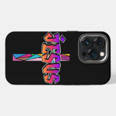 Jesus Christ Cross iPhone 13 Pro Tough Case iPhone Hülle (Rückseite (Horizontal))