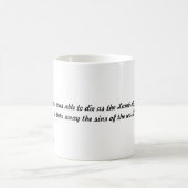 Jesus Christ cross lamb of God Quote Kaffeetasse (Mittel)