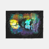 Jesus Christ Cross Religious Cture Christian Art P Fleecedecke (Vorderseite (Horizontal))