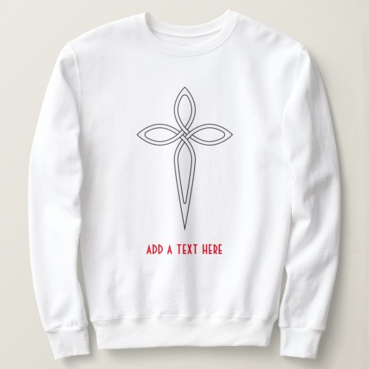 Jesus Christ Cross Sweatshirt (Design vorne)