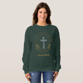 Jesus Christ Cross Sweatshirt (Vorne ganz)