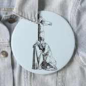Jesus Christ Crucifixe Kreuzung Illustration Kunst Button (Beispiel)