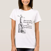 Jesus Christ Crucifixion cross Bible quotes T-Shirt (Vorderseite)