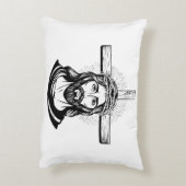 Jesus Christ Dekokissen (Rückseite(Vertikal))