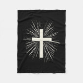 Jesus Christ Design For Christians Men Women Chris Fleecedecke (Vorderseite)