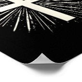 Jesus Christ Design For Christians Men Women Chris Poster (Ecke)