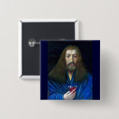 JESUS CHRIST, DIE CHALITÄT IN EMMAUS BUTTON (Vorne & Hinten)