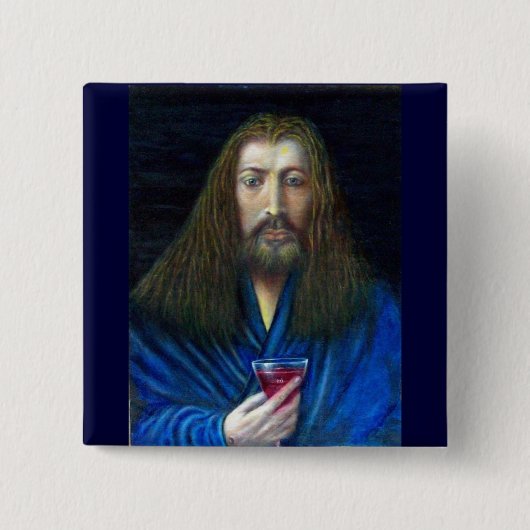 JESUS CHRIST, DIE CHALITÄT IN EMMAUS BUTTON (Vorderseite)