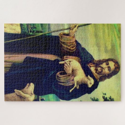 JESUS CHRIST DIE GUTE SHEPHERHERH PUZZLE (Horizontal)