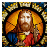 Jesus Christ Festglas Poster (Vorderseite)