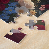 Jesus Christ Floral Rose Mosaic Spiritual Puzzle  (Seite)