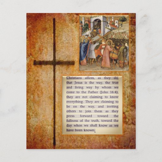 Jesus Christ Flyers Flyer (Hinten)