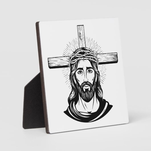 Jesus Christ Fotoplatte (Vorderseite)