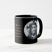 Jesus Christ & Gebet "Psalm 113:2 Bless" Kaffee Tasse (VorderseiteRechts)