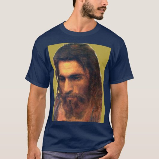 Jesus Christ head study before 1872 Ivan Kramskoi T-Shirt (Vorderseite)