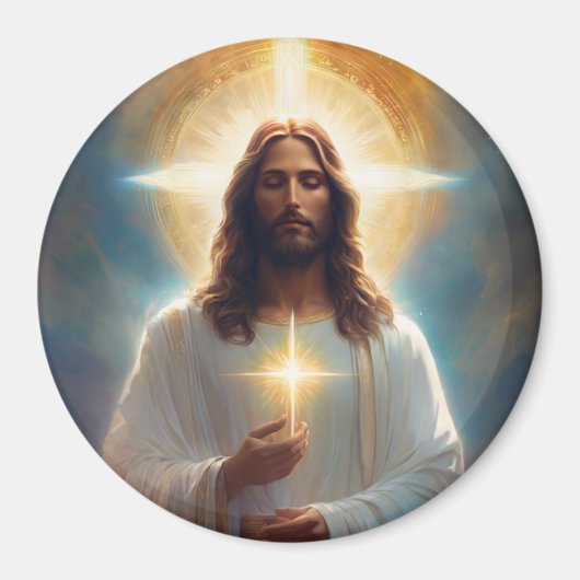 Jesus Christ Heavenly Image for your Refrigerator Magnet (Vorne)