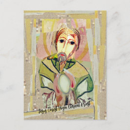 Jesus Christ High Eternal Priest Postkarte